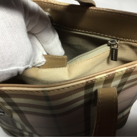 Authentic BURBERRY Mini Tote Biege - Picture 14 of 14